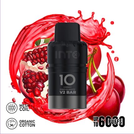INTO V2 (Compatible IGET Bar Plus) Cherry Pomegranate - LocalCigSupplies Australia