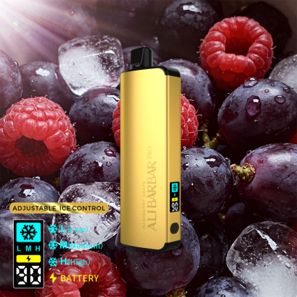 ALIBARBAR PRO 12000 Ice Adjust Raspberry Grape - LocalCigSupplies Australia