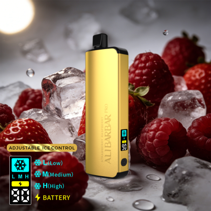 ALIBARBAR PRO 12000 Ice Adjust Strawberry Raspberry - LocalCigSupplies Australia