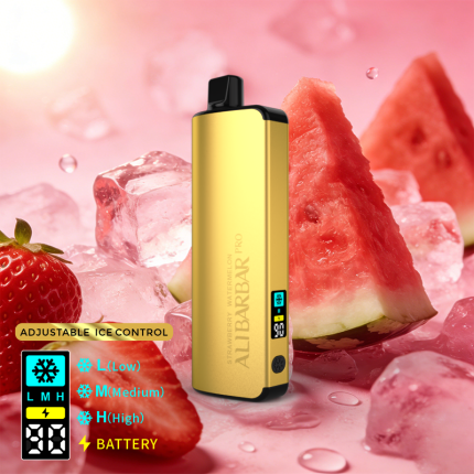 ALIBARBAR PRO 12000 Ice Adjust Strawberry Watermelon - LocalCigSupplies Australia