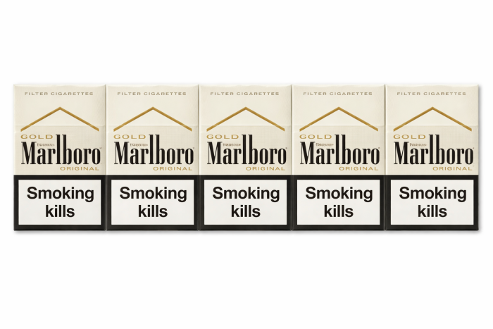 Marlboro Gold carton cigarettes