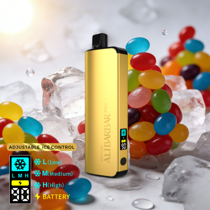 ALIBARBAR PRO 12000 Ice Adjust Skittles - LocalCigSupplies Australia