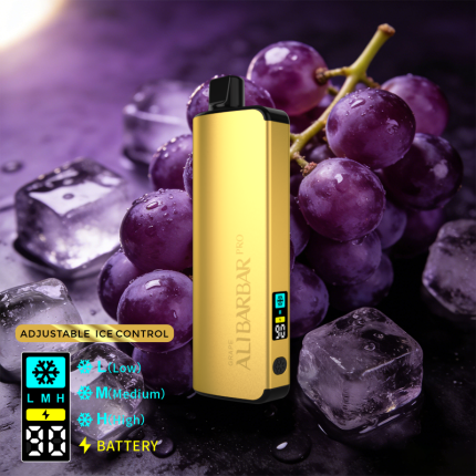 ALIBARBAR PRO 12000 Ice Adjust Grape - LocalCigSupplies Australia