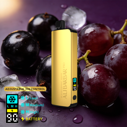 ALIBARBAR PRO 12000 Ice Adjust Blackcurrant Grape - LocalCigSupplies Australia