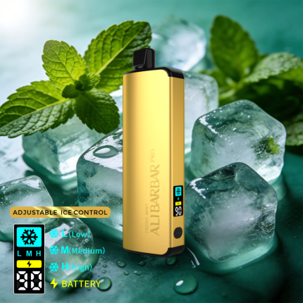 ALIBARBAR PRO 12000 Ice Adjust Fresh Mint - LocalCigSupplies Australia