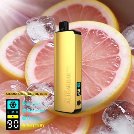 ALIBARBAR PRO 12000 Ice Adjust Pink Lemon - LocalCigSupplies Australia
