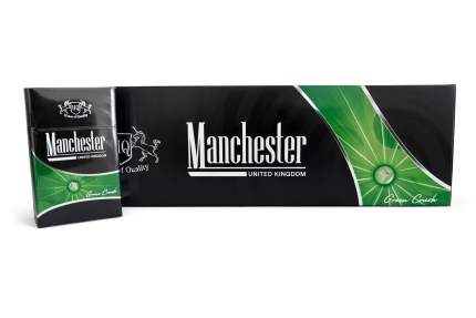 Manchester Green Crush (carton) - LocalCigSupplies Australia